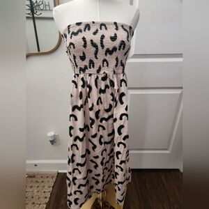 A New Day Smocked Strapless Dress